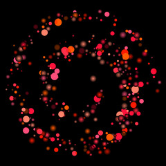 Obraz premium Light star gold png. Light sun gold png. Vector illustration of comets, meteors, asteroids falling down, sparkling and shimmering on black. 