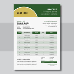 Business Invoice Design Template
