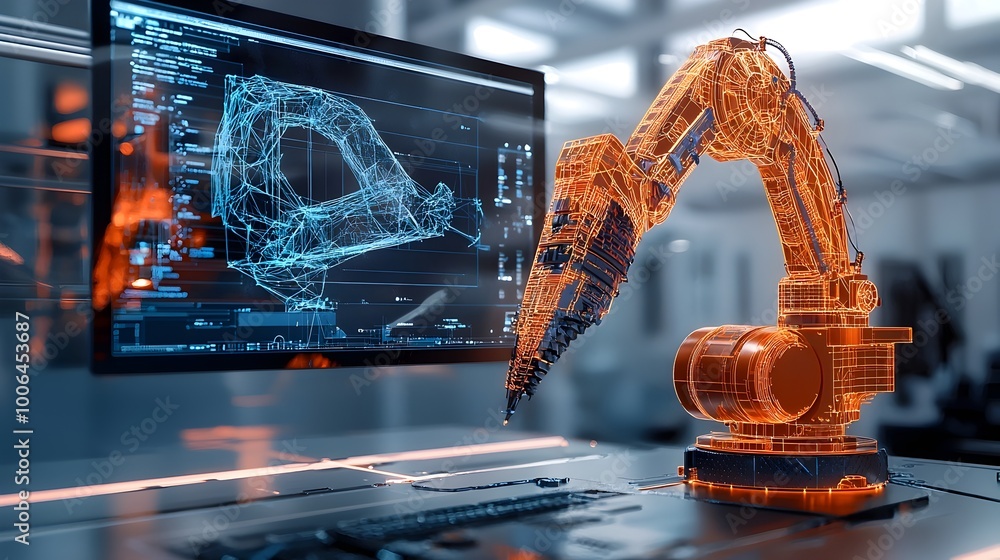 Poster real-time analysis of 3d model optimizing design and manufacturing workflows