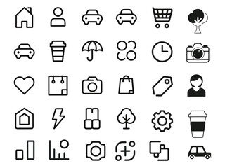 icons set. Set of User Interface.