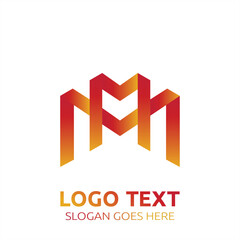 MM  lettering logo is simple, easy to understand and authoritative