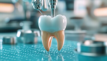 Modern Dental Office Features Advanced Technology for Prosthetic Tooth Restoration Experience the Latest in Dental Care for a Confident Smile