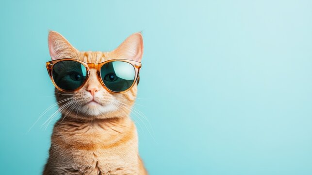 Cool Cat in Sunglasses.