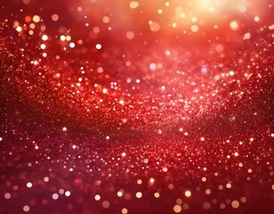Red and gold glitter sparkling background 