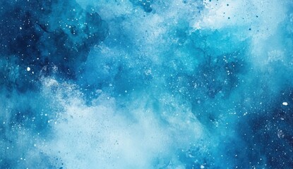 Blue Watercolor Texture.