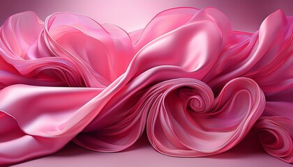 Obraz premium pink silk flowy background backdrop