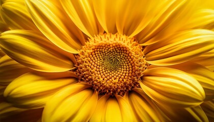 ray flower yellow color trends of 2025 background wallpaper macro close up close-up closeup
