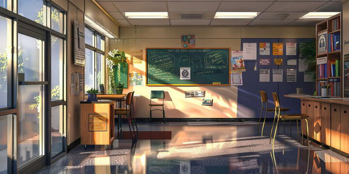 Academic Advisor's Wall: Featuring academic success tips, graduation requirements, and a board with student advising hours.