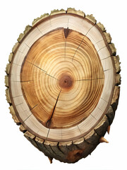 Naklejka premium Tree Rings Policy Concept Vector: Trunk Cross Section Illustrating Varied Policy Implementations Over Time - Isolated on White for Timeline Integration