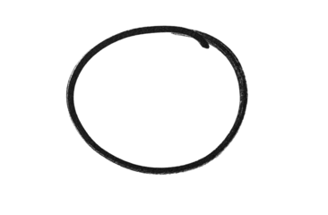 marker circle isolated oval target scribble sketch