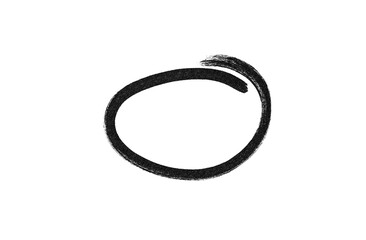 marker circle isolated oval target scribble sketch