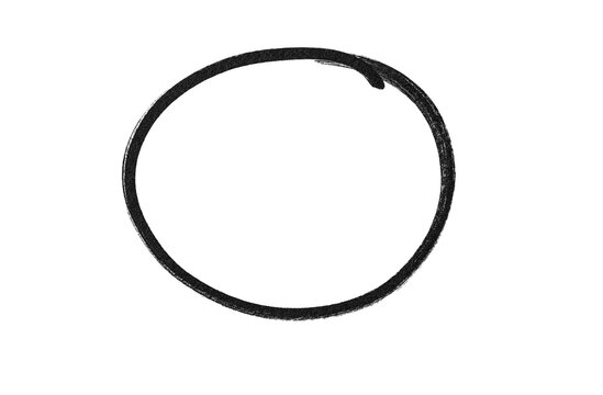 marker circle isolated oval target scribble sketch