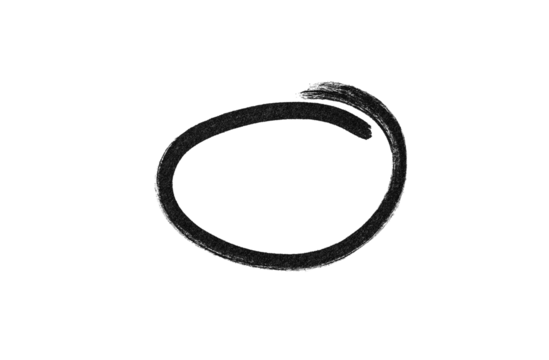 marker circle isolated oval target scribble sketch