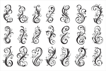 Calligraphy Decorative Symbol Vectors
