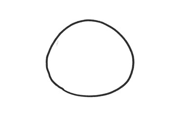 marker circle isolated oval target scribble sketch