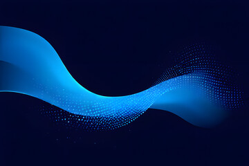 abstract blue wave background