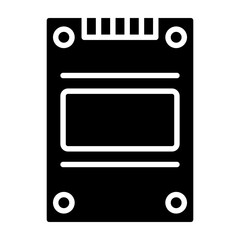 Ssd Glyph Icon Design