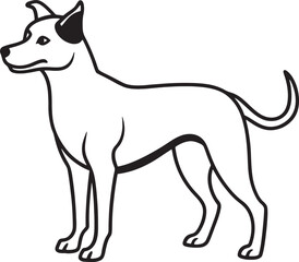 Dog illustration, Dog art, Dog drawing Black Dog Silhouette, Dog Black