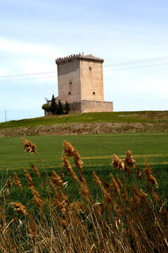 Castle, Mazuelo de Mu&Atilde;&plusmn;o, Burgos province ,Castile and Leon, Spain