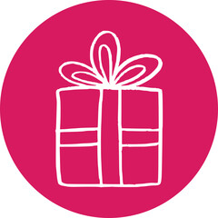 Christmas, New Year Vector Icon element, Isolated white background