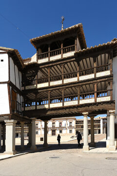 gateway of Main Square of Tembleque,Toledo province, Castile-La Mancha, Spain