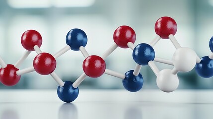 Enzymes facilitating biocatalysis, dynamic molecular models in a bright, professional environment, highlighting the precision of biochemical processes