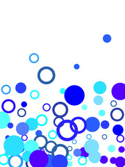 Rhombus multi colored swirl flower with 4 petals, and red round GOAL dirty stamp imitation. Vector flower icon collage in flat style.