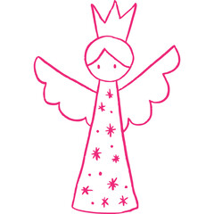 Christmas, New Year Vector Icon element, Isolated white background