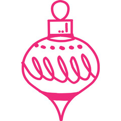 Christmas, New Year Vector Icon element, Isolated white background