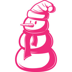 Christmas, New Year Vector Icon element, Isolated white background