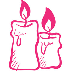 Christmas, New Year Vector Icon element, Isolated white background