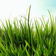 grass on white backgrownd