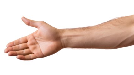 PNG Finger hand gesturing handshake.