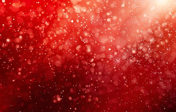 Abstract gold and red bokeh background