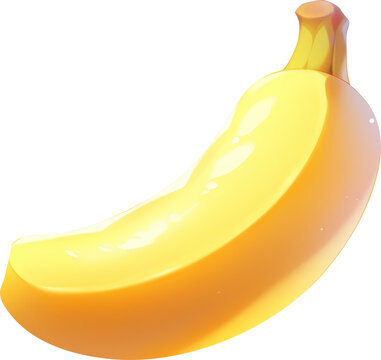 recommend clip art: Ripe yellow banana