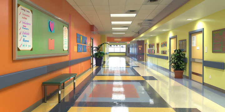 Hospital Volunteer Services Wall: Displaying volunteer training materials, volunteer appreciation messages, and a board with volunteer opportunities