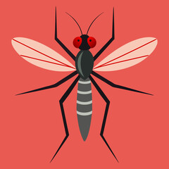 Mosquito Habitats Vector Illustration Unveiling Their Secret World from Swamps to Backyards
