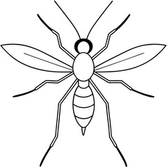 The Mosquito's Role in Ecosystems Vector Illustration Understanding Their Impact on Wildlife and Humans
