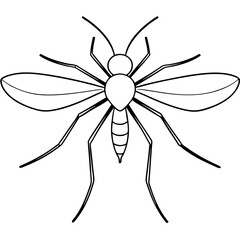 Intriguing Mosquito Species Vector Illustration Explore the Diversity of Nature's Tiny Bloodsuckers
