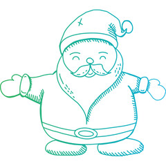 Christmas, New Year Vector Icon element, Isolated white background