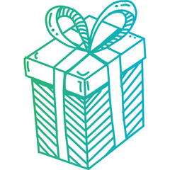 Christmas, New Year Vector Icon element, Isolated white background