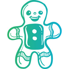 Christmas, New Year Vector Icon element, Isolated white background