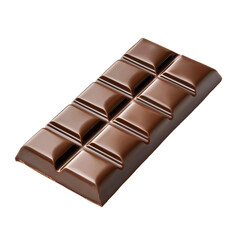 Obraz premium Chocolate bar isolated on transparent or white background 