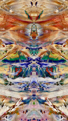 Abstract background wallpaper. Ethnic pattern. Mixtures of oil paint. Trendy hand painting canvas. Wall decor and Wall art prints Idea. 3D Texture. Art object