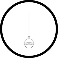 Christmas, New Year Vector Icon element, Isolated white background