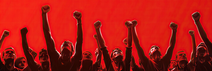 Revolution (Red): Signifies the radical change or overthrow of a social or political system, often through force or mass mobilization