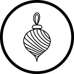 Christmas, New Year Vector Icon element, Isolated white background