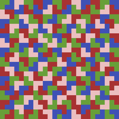 Pixel art background in colors