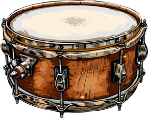 Obraz premium Close up of a snare drum