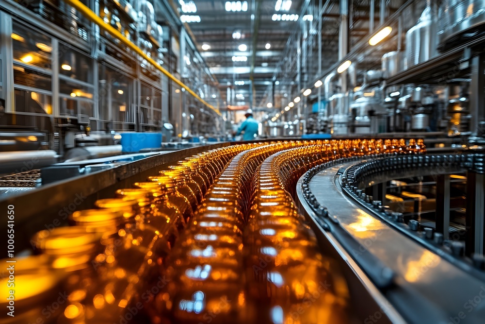 Aufkleber efficient beverage manufacturing at scale advanced production and automated bottling line for high v